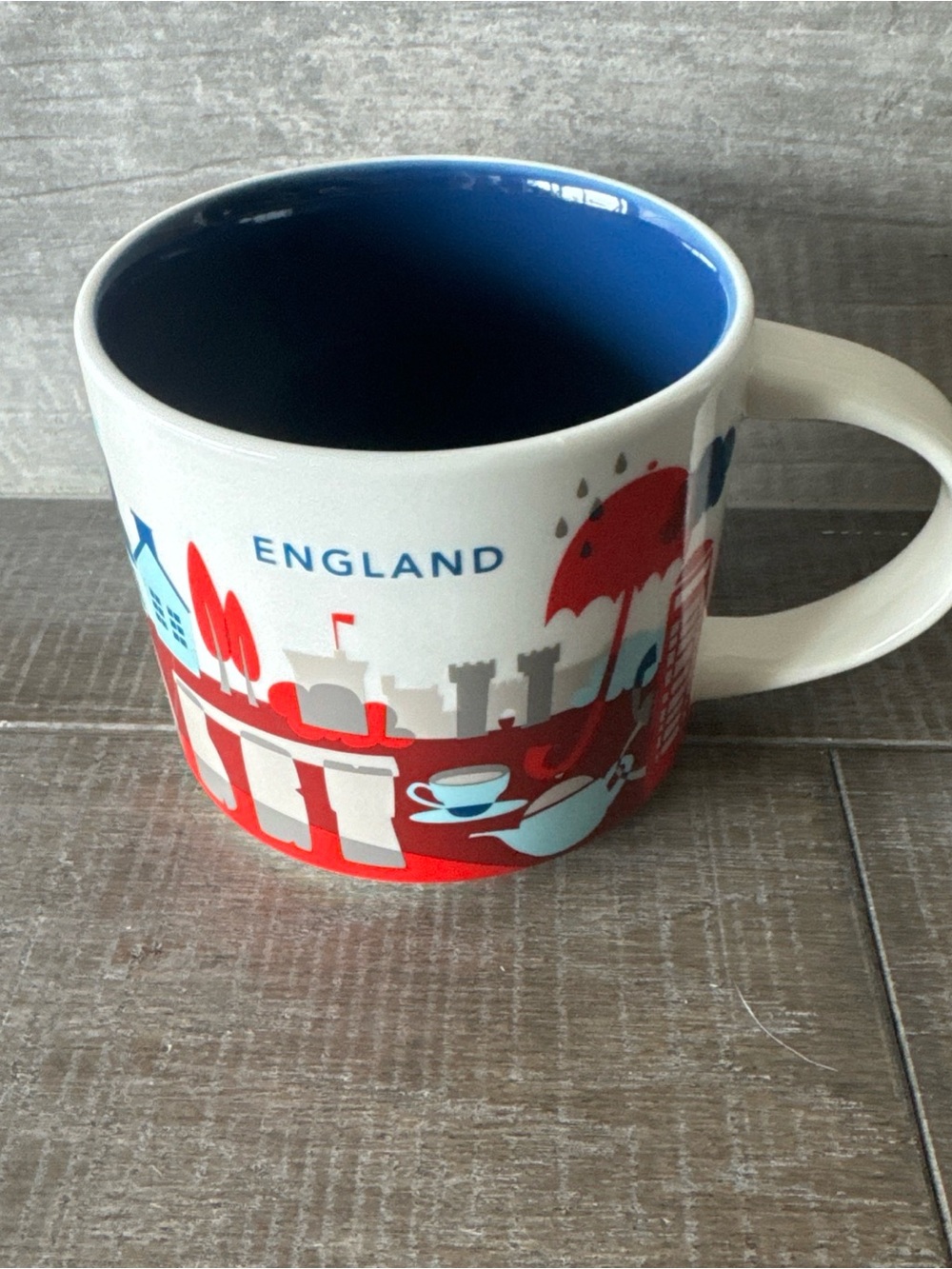 Starbucks You Are Here Collection England Coffee Mug  2019 14 Oz